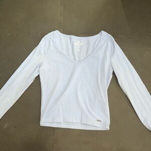 Hollister Women's blue Long Sleeve Top